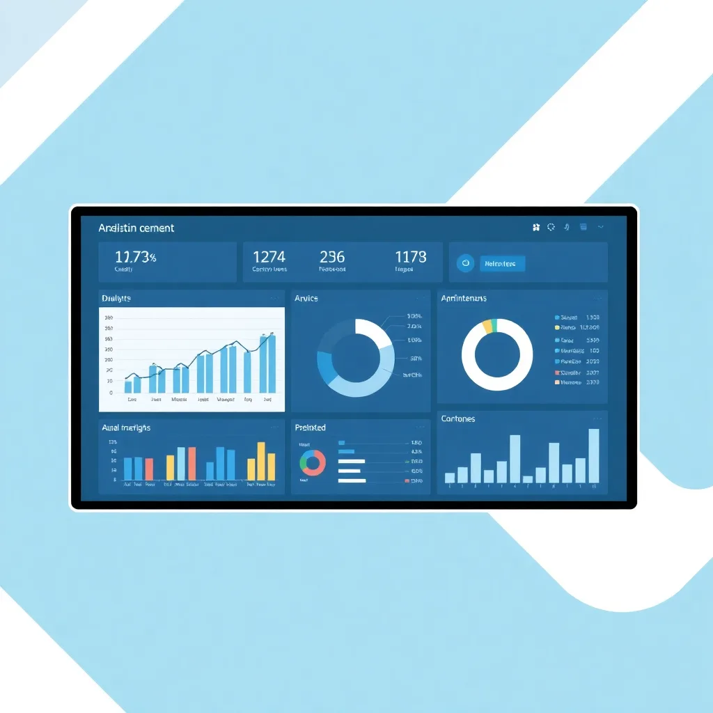 Dashboard eines Warenwirtschaftssystems mit Kennzahlen und Auswertungen